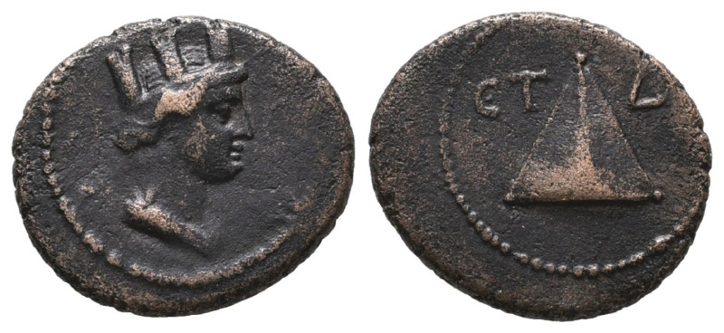 CAPPADOCIA. Caesaraea-Eusebia. Pseudo-autonomous issue. 1/3 Assarion (Bronze), 8...