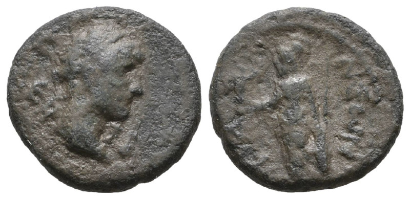 CAPPADOCIA. Tyana. Hadrian, 117-138. Hemiassarion (Bronze), RY 5 = 120/1. Є-T E ...