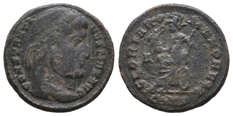 Constantinus I (306-337 AD). AE Follis

Weight: 2,9 gr
Diameter: 18,8 mm