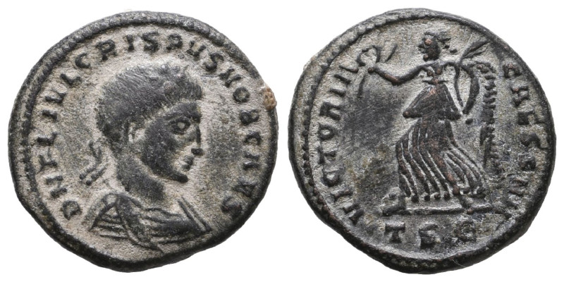 Crispus. Caesar, AD 316-326. Æ Follis

Weight: 3,8 gr
Diameter: 18,9 mm