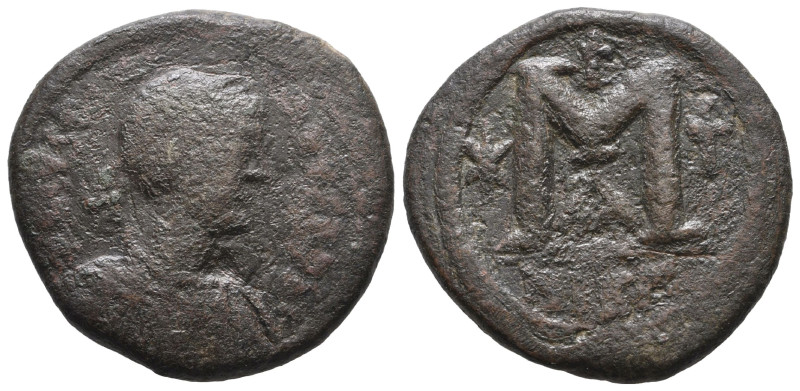 ANASTASIUS I.(491-518).Constantinople.Follis.

Obv : DN ANASTASIVS PP AVG.
Pe...