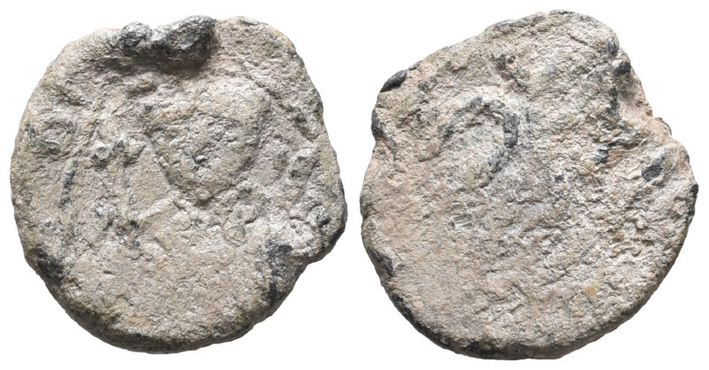 BYZANTINE LEAD SEAL ( Circa 7th - 11 th Century ) Pb.

Weight: 4,4 gr
Diameter: ...