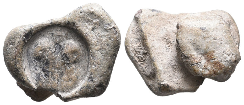 BYZANTINE LEAD SEAL ( Circa 7th - 11 th Century ) Pb.

Weight: 11 gr
Diameter: 2...