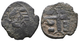 CRUSADERS. Edessa. Joscelin I ? de Courtenay or Joscelin II, 1119-1150. Follis (Bronze)

Weight: 3 gr
Diameter:19,8 mm