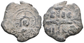 CRUSADERS. Edessa. Joscelin I ? de Courtenay or Joscelin II, 1119-1150. Follis (Bronze)

Weight: 5,3 gr
Diameter: 27,3 mm