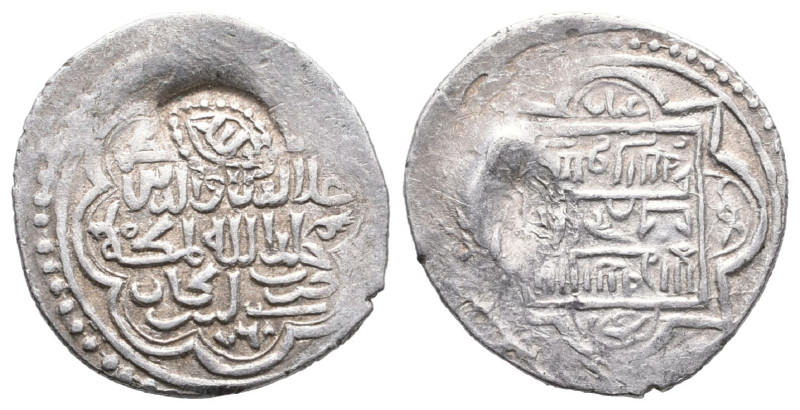 Eretnid AR Aqche, Ala al-Din 'Ali, countermark ( Lillah) Arzinjan
Weight: 1,6 g...