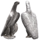 ANCIENT ROMAN SILVER EAGLE FIGURINE.(1st - 2nd Century).AG

Weight: 10,8 gr
Diameter: 35 mm