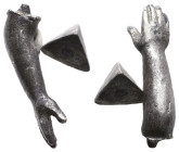 ANCIENT ROMAN SILVER HAND FIGURINE.(1st - 2nd Century).AG

Weight: lot
Diameter:lot
