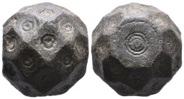 BYZANTINE BRONZE WEIGHT.(Circa 6th-9th century).Ae.

Weight: 147,8 gr
Diameter: 28,9 mm