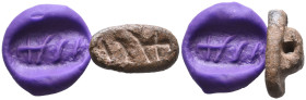 ANCIENT BYZANTINE STAMP SEAL.(1st-2nd century).PB

Weight: 28,6 gr
Diameter: 32,1 mm