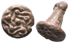 ANCIENT BYZANTINE STAMP SEAL.(1st-2nd century).PB

Weight: 12,5 gr
Diameter: 22,5 mm