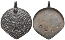 BYZANTINE BRONZE MILITARY BUCKLE.(6th-10th century).Ae.

Weight: 17,9 gr
Diameter: 57,7 mm