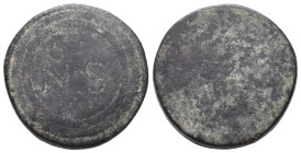 BYZANTINE BRONZE WEIGHT.(Circa 6th-9th century).Ae.

Weight: 24,7 gr
Diameter: 28,3 mm