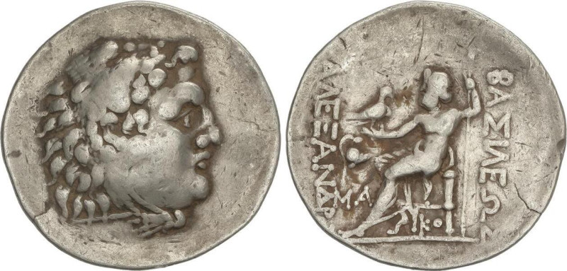 GREEK COINS
Tetradracma. 150-125 a.C. En nombre y tipos de Alejandro III. MESEM...