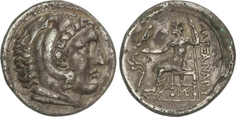 GREEK COINS
Tetradracma. 336-323 a.C. ALEJANDRO III. ACUÑACIÓN PÓSTUMA. REINO D...