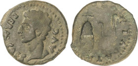 CELTIBERIAN COINS
Semis. 27 a.C- 14 d.C. ÉPOCA DE AUGUSTO. COLONIA PATRICIA. Anv.: PERM. CAES. AVG. Cabeza de Augusto a izquierda. Rev.: COLONIA PATR...