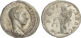 ROMAN COINS: ROMAN EMPIRE
Denario. 222-228 d.C. ALEJANDRO SEVERO. Anv.: IMP. C. M. AVR. SEV. ALEXAND. AVG. Busto laureado a derecha. Rev.: AEQVITAS A...