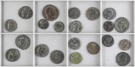 ROMAN COINS: ROMAN EMPIRE
Lote 21 monedas Pequeño Bronces del bajo imperio. VARIOS EMPERADORES. AE. A EXAMINAR. BC a MBC.