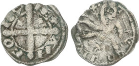 MEDIEVAL COINS: KINGDOM OF LEÓN
Lote 2 monedas Dinero. ALFONSO IX. MARCA DE CECA: CRUZ SOBRE VÁSTAGO y PUNTOS. 0,59 y 0,66 grs. Ve. La marca de ceca ...