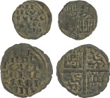 MEDIEVAL COINS: KINGDOM OF CASTILE AND LEÓN
Lote 2 monedas Óbolo y Dinero. ALFONSO X. MARCA DE CECA ROEL y SIN MARCA DE CECA. 0,42 y 0,78 grs. Ve. FA...