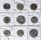 SPANISH MONARCHY: PHILIP III
Lote 17 monedas 8 Maravedís. VARIAS CECAS. A EXAMINAR. BC a MBC+.