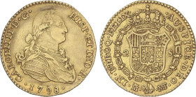 SPANISH MONARCHY: CHARLES IV
2 Escudos. 1798. MADRID. M.F. 6,74 grs. AC-1290. MBC+.