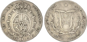 SPANISH MONARCHY: FERDINAND VII
Medalla Proclamación. 1808. MADRID. 2,96 grs. AR. Módulo 1 Real. He-3. MBC+.