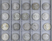 PESETA SYSTEM: ESTADO ESPAÑOL
Lote 87 monedas 100 Pesetas. 1966 (*19-66, 67 y 68). AR. A EXAMINAR. EBC- a EBC+.