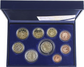 PESETA SYSTEM: JUAN CARLOS I
Lote 5 sets 9 (3) y 10 monedas 1 Céntimo a 2 Euro. 2010 a 2014. En estuches originales con certificado. PROOF.