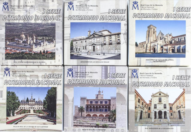 PESETA SYSTEM: JUAN CARLOS I
Serie 6 monedas 5 Euro. 2013. PATRIMONIO NACIONAL....