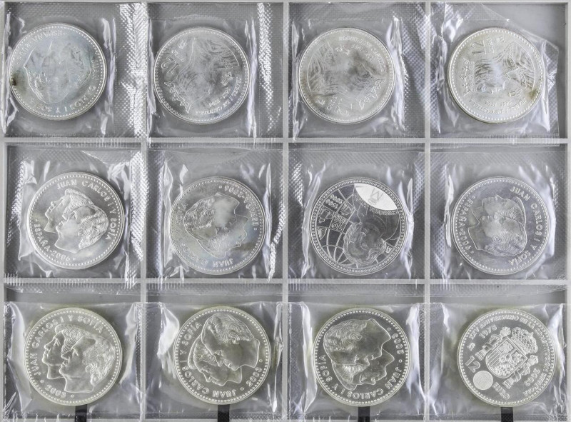 PESETA SYSTEM: JUAN CARLOS I
Lote 36 monedas 12 Euro. 2002 a 2007. AR. Presiden...