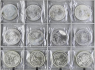 PESETA SYSTEM: JUAN CARLOS I
Lote 36 monedas 12 Euro. 2002 a 2007. AR. Presidencia Unión Europea (4), IV Cent. Quijote (8), Isabel I (8), Colón (4), ...