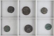 LOTS AND COLLECTIONS
Lote 6 monedas. FELIPE III, GUERRA DELS SEGADORS y MONEDA CATALANA LOCAL. 2 Monedas Ardit Felipe III 1620 y 1621 Barcelona, 2 mo...