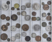 LOTS AND COLLECTIONS
Lote 76 monedas. EPOCA MEDIEVAL a ESTADO ESPAÑOL. AE, AL, AR, Br, CuNi. A EXAMINAR. BC+ a EBC.