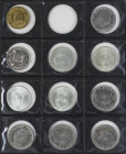 LOTS AND COLLECTIONS
Lote 190 monedas 10 Céntimos a 500 Pesetas. 1881 a 1997. ALFONSO XII a JUAN CARLOS I. AR (16), Al, AlBr, Ni. Lote montado en álb...