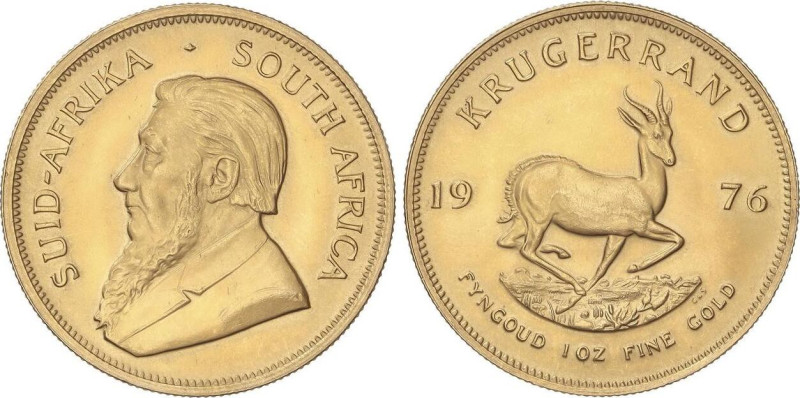 WORLD COINS: SOUTH AFRICA
Krugerrand. 1976. 33,87 grs. AU (917). Fr-B1; KM-73. ...