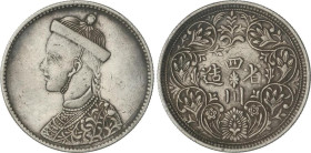 WORLD COINS: TIBET
1 Rupee. S/F (1930 a 1933). 11,4 grs. AR. Y-3.2. MBC+.