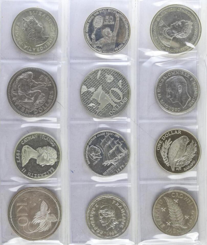 WORLD LOTS AND COLLECTIONS
Lote 12 monedas. 1949 a 1987. VARIOS PAISES. AR. AUS...