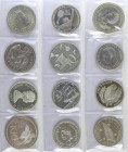 WORLD LOTS AND COLLECTIONS
Lote 12 monedas. 1949 a 1987. VARIOS PAISES. AR. AUSTRALIA: 1 Crown 1937 KM-34, BARBADOS: 10 Dollars 1973 KM-17a, BERMUDA:...