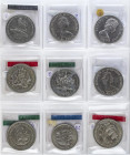 WORLD LOTS AND COLLECTIONS
Lote 107 monedas. 2a mitad siglo XX. PAÍSES DE TODO EL MUNDO. Ni. Toda de Niquel y la mayoria tipo duro. Todas diferentes,...