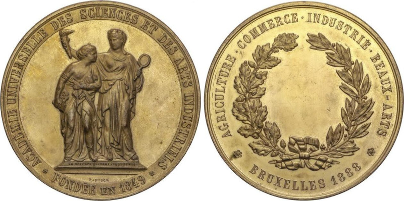 WORLD MEDALS
Academie Universelle des Sciences et des Arts Industriels. 1888. B...