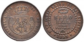Isabel II (1833-1868). Medio real. 1852. Segovia. (Cal-577). Ae. 18,54 g. MBC+. Est...60,00.