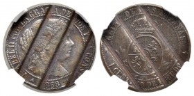 Isabel II (1833-1868). 1 céntimo de escudo. 1868. Segovia. OM. Ae. Desmonetizada. Ex Colección Elariz. MBC. Est...50,00.