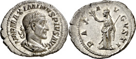 (235-236 d.C.). Maximino I. Denario. (Spink 8310) (S. 31a) (RIC. 12). 2,97 g. EBC.