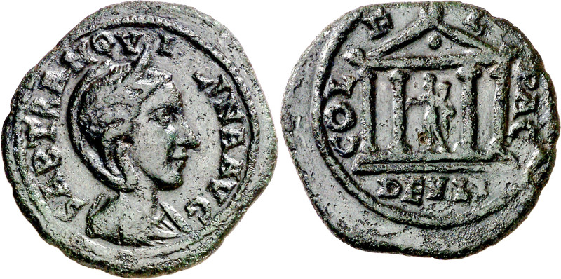 (241-243 d.C.). Tranquillina. Tracia. Deultum. AE 25. (S.GIC. 3810 var) (RPC. VI...