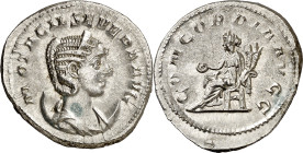 (245-247 d.C.). Otacilia Severa. Antoniniano. (Spink 9147) (S. 4) (RIC. 125c). 4,49 g. EBC-.