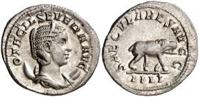 (248 d.C.). Otacilia Severa. Antoniniano. (Spink 9160) (S. 63) (RIC. 116b). Ex Áureo & Calicó 14/03/2019, nº 1051. 3,65 g. EBC-.