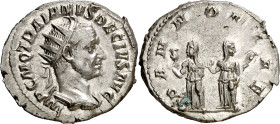 (250-251 d.C.). Trajano Decio. Antoniniano. (Spink 9378) (S. 86) (RIC. 21b). 3,71 g. EBC.