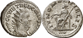 (252 d.C.). Treboniano Galo. Antoniniano. (Spink 9631 var) (S. 47a var) (RIC. 83 var). 3,81 g. EBC-.