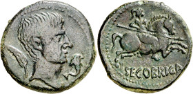 Segobriga (Saelices). As. (FAB. 2182) (ACIP. 1844). 10,60 g. MBC+.
